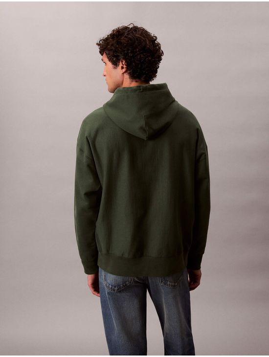 Sudadera-Calvin-Klein-Monograma-Hombre-Verde-4RC278G-301