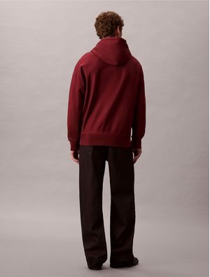 Sudadera-Calvin-Klein-Monograma-Hombre-Rojo-4RC278G-601