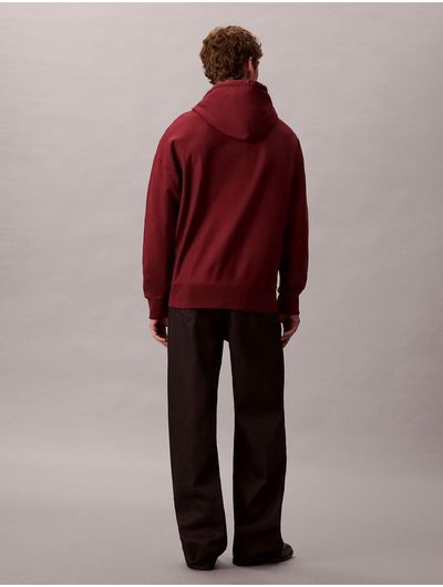 Sudadera-Calvin-Klein-Monograma-Hombre-Rojo-4RC278G-601