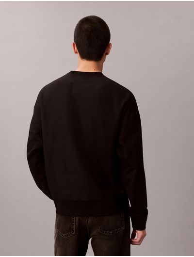 Sudadera-Grafica-Monologo-Calvin-Klein-Hombre-Negro-4RE200G-UB1