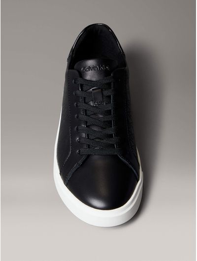 Tenis-Low-Pro-Cups-Calvin-Klein-Gamuza-Mujer-Negro-HW0HW02817-BEH