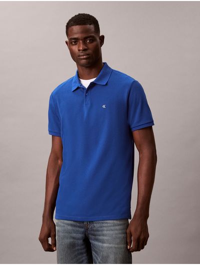 Polo-Pique-Monograma-Calvin-Klein-Hombre-Azul-40EM269-2IL
