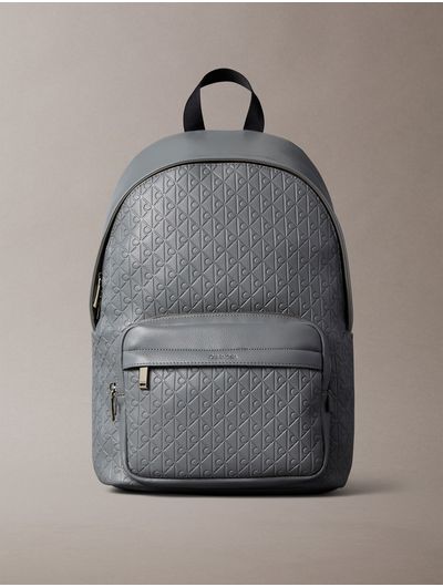 Mochila-Emblem-Emboss-Calvin-Klein-Hombre-Gris-4D3202G-PA7