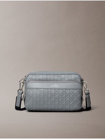 Camera-Bag-Emblem-Emboss-Calvin-Klein-Hombre-Gris-4D3203G-PA7