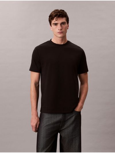 Playera-Calvin-Klein-Interlock-Luxe-Hombre-Negro-4LD201G-UB1