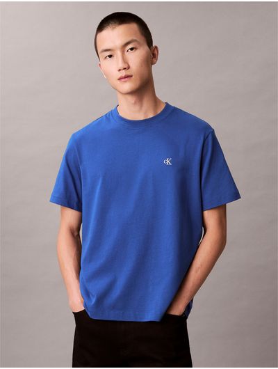 Playera-Calvin-Klein-Monograma-Easy-Hombre-Azul-4RC275G-2IL