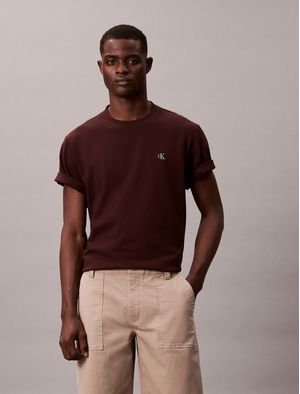 Playera-Calvin-Klein-Monograma-Easy-Hombre-Cafe-4RC275G-2IN