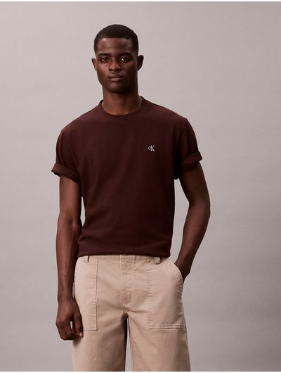 Playera-Calvin-Klein-Monograma-Easy-Hombre-Cafe-4RC275G-2IN