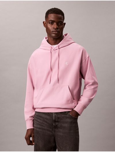 Sudadera-Calvin-Klein-Premium-Terry-Monograma-Hombre-Lila-4RC278G-F5I