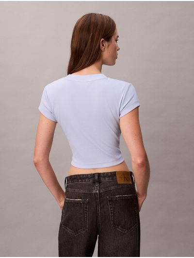 Playera-Baby-Fit-Monograma-Calvin-Klein-Mujer-Azul-47AB802-TKF