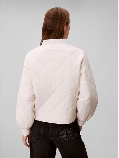 Bomber-Jacket-Acolchada-Ligera-Calvin-Klein-Mujer-Blanco-47E514G-67U