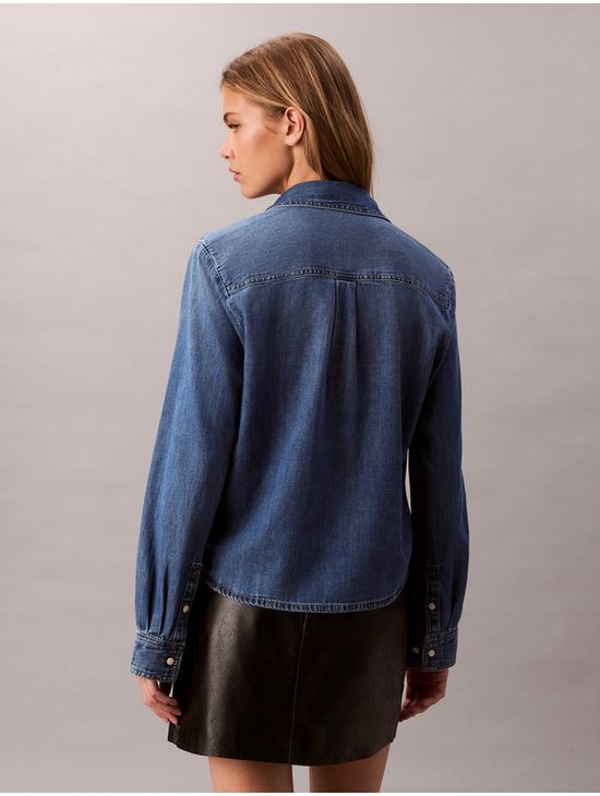 Camisa-Corta-Calvin-Klein-Mujer-indigo-47E902G-YYK