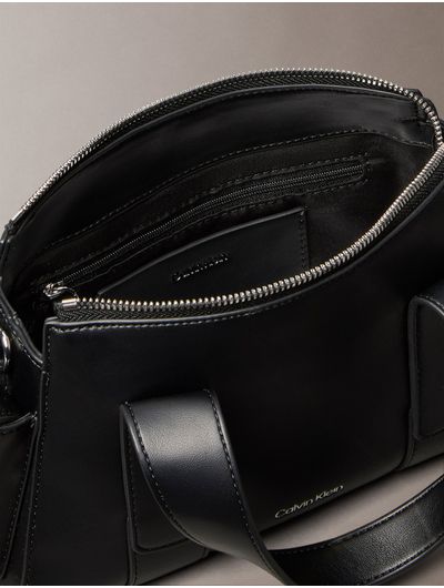 Bolso-Calvin-Klein-Bolsillo-Y-Correa-De-Cinta-Mujer-Negro-4F3291G-2QP