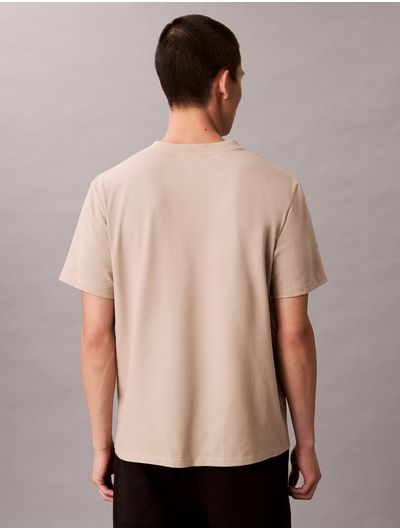 Playera-Calvin-Klein-Pique-Stretch-Hombre-Beige-4LC241G-2F3
