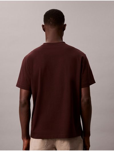 Playera-Calvin-Klein-Monograma-Easy-Hombre-Cafe-4RC275G-2IN