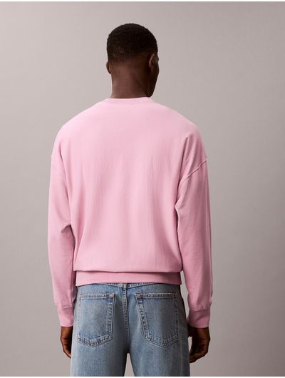 Sudadera-Calvin-Klein-Premium-Terry-Monograma-Hombre-Lila-4RC277G-F5I