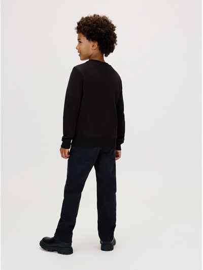 Sudadera-Terry-Monograma-CK-Nina-Negro-IU0IU00714-BEH