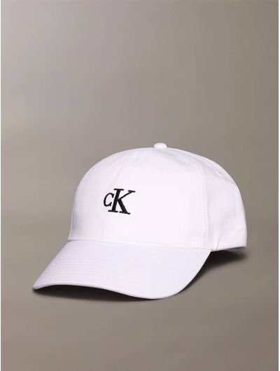 Gorra-Calvin-Klein-con-Monograma-Hombre-Blanca-4K5024G-YAF