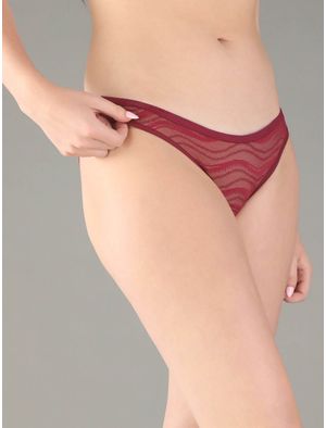 Bikini-Calvin-Klein-Sheer-Lace-Mujer-Vino-QD3972O-601