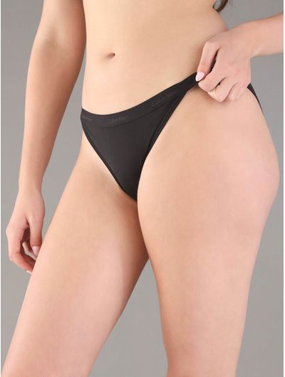 Bikini-Calvin-Klein-con-Logotipo-en-Pretina-Mujer-Negro-QF8048-002