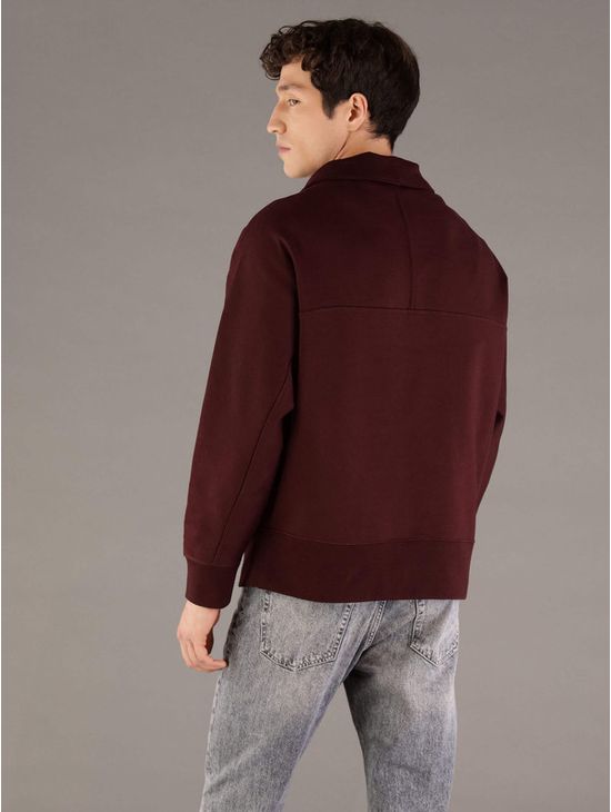 Sudadera-Calvin-Klein-Jeans-Logo-Hombre-Vino-4RD205G-601