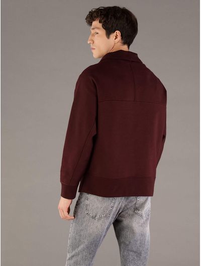 Sudadera-Calvin-Klein-Jeans-Logo-Hombre-Vino-4RD205G-601