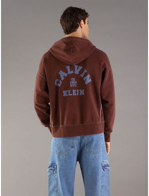Sudadera-Calvin-Klein-Jeans-con-Logotipo-Hombre-Cafe-4RE211G-2IN