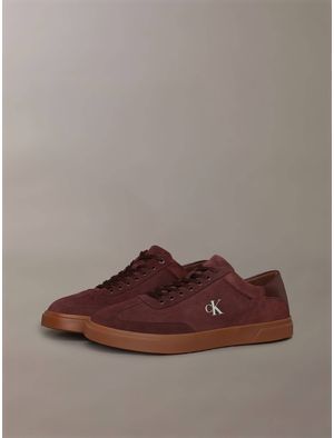 Tenis-Calvin-Klein-Low-Pro-Cups-Lace-Up-Mujer-Vino-HW0HW02683-VH2