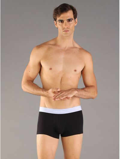 Trunks-Calvin-Klein-Icon-Cotton-Stretch-Paquete-De-3-Hombre-Negro-NB4389-463