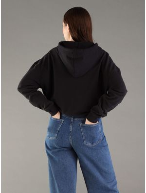 Sudadera-Calvin-Klein-con-Logotipo-Bordado-Mujer-Negra-QS7513-001
