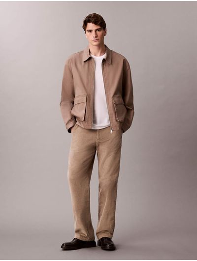 Pantalones-90s-Rectos-Calvin-Klein-de-Pana-Hombre-Cafe-4RD605G-200