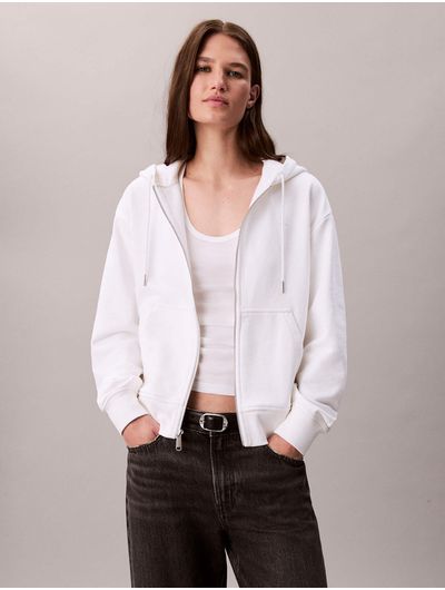 Hoodie-Calvin-Klein-Archive-Logo-Mujer-Blanco-47B237G-YAA