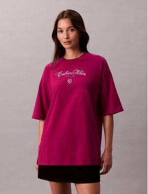 Playera-Calvin-Klein-Oversize-CK-NY-Mujer-Rojo-47E232G-2EA