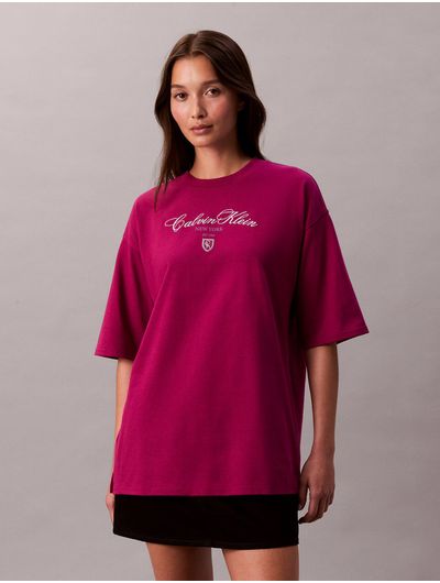 Playera-Calvin-Klein-Oversize-CK-NY-Mujer-Rojo-47E232G-2EA