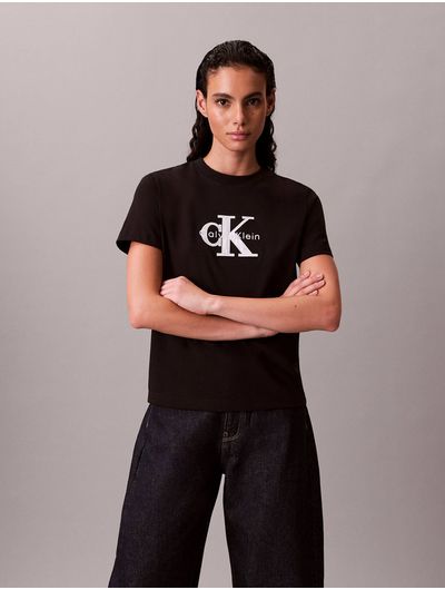 Playera-Calvin-Klein-Monologo-Foil-Hero-Mujer-Negro-47E819G-UB1