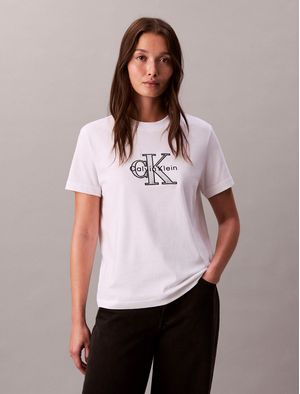 Playera-Calvin-Klein-Monologo-Foil-Hero-Mujer-Blanco-47E819G-YAA