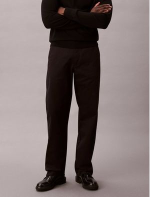 Pantalon-Calvin-Klein-Comfort-90s-Straight-Twill-Hombre-Negro-4RB602G-UB1