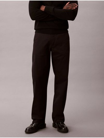 Pantalon-Calvin-Klein-Comfort-90s-Straight-Twill-Hombre-Negro-4RB602G-UB1