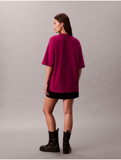 Playera-Calvin-Klein-Oversize-CK-NY-Mujer-Rojo-47E232G-2EA