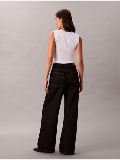 Jeans-Calvin-Klein-Wide-Leg-CK-Classic-Mujer-Azul-47E702G-N8D