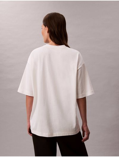 Playera-Calvin-Klein-Relaxed-Sequin-Logo-Mujer-Beige-47E800G-YBH