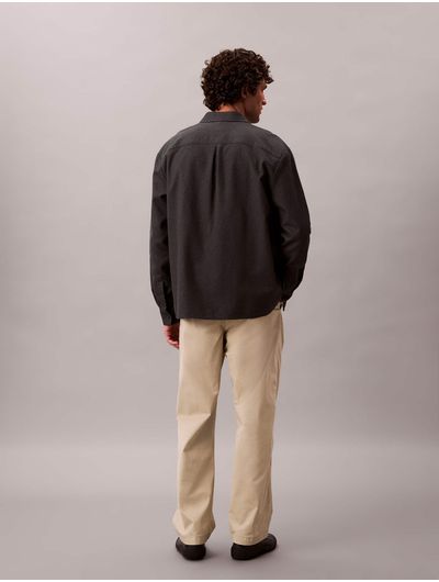 Pantalon-Calvin-Klein-Comfort-90s-Straight-Twill-Hombre-Beige-4RB602G-NSU