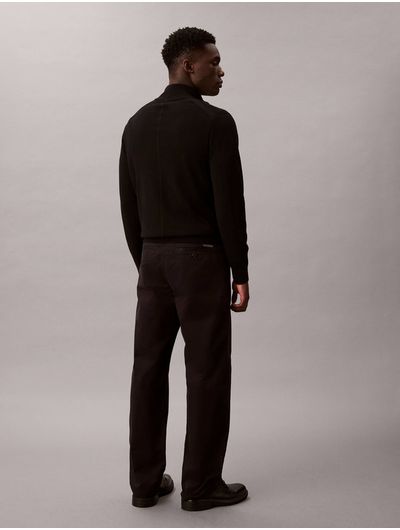 Pantalon-Calvin-Klein-Comfort-90s-Straight-Twill-Hombre-Negro-4RB602G-UB1