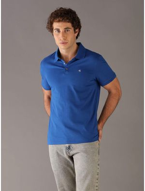 Polo-Calvin-Klein-Monograma-Hombre-Azul-4RD255G-2IL