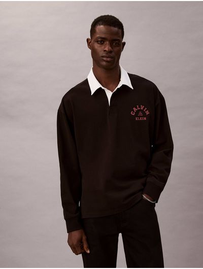 Polo-Calvin-Klein-Rugby-Compact-Hombre-Blanco-4RE227G-UB1