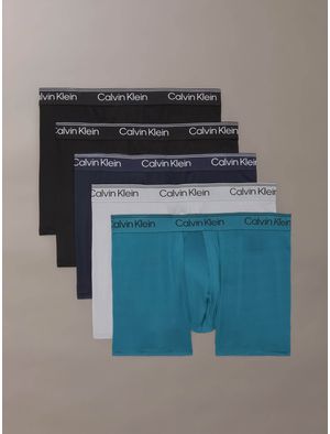 Boxers-Calvin-Klein-Microfiber-Stretch-Paquete-de-5-Hombre-Multicolor-NB4413-310