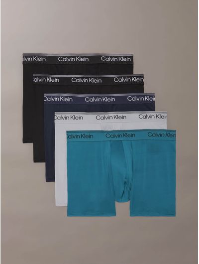 Boxers-Calvin-Klein-Microfiber-Stretch-Paquete-de-5-Hombre-Multicolor-NB4413-310