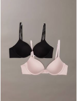 Brassieres-Calvin-Klein-Microfiber-Stretch-Shine-Paquete-de-2-Mujer-Multicolor-QP3410O-001