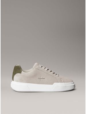 Tenis-Calvin-Klein-Chunky-Cupsole-de-Gamuza-Hombre-Rojo-YM0YM01453-0HM