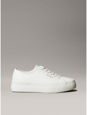 Tenis-Calvin-Klein-Vulc-Flatform-CK-Mujer-Beige-YW0YW01932-YAJ